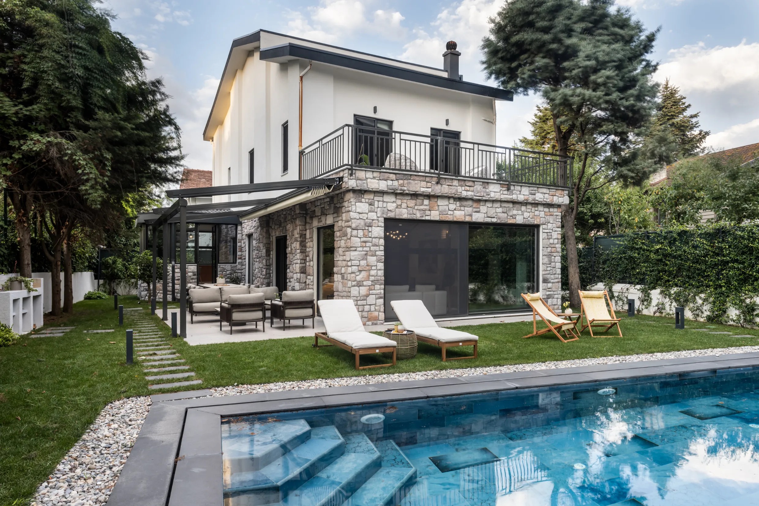 ZEKERİYAKÖY VİLLA PROJESİ - Konut iç mimari projesi